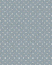 5808 Skogsstjärna Blue and Beige Wallpaper by Boråstapeter