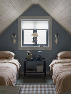 5808 Skogsstjärna Blue and Beige Wallpaper by Boråstapeter