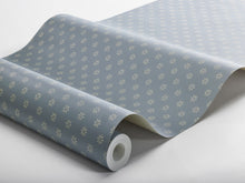 5808 Skogsstjärna Blue and Beige Wallpaper by Boråstapeter