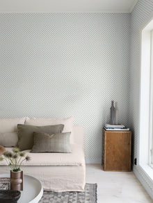 5810 Skogsstjärna Blue and White Wallpaper by Boråstapeter