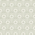Nyponros Green and White Nordic Folk Wallpaper by Boråstapeter