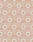 5812 Nyponros Red and White Wallpaper by Boråstapeter
