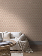 5812 Nyponros Red and White Wallpaper by Boråstapeter