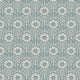 Nyponros Blue and Grey Nordic Folk Wallpaper by Boråstapeter