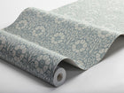 5813 Nyponros Blue and Grey Wallpaper by Boråstapeter
