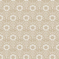 Nyponros Brown and Beige Nordic Folk Wallpaper by Boråstapeter
