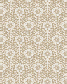 5814 Nyponros Brown and Beige Wallpaper by Boråstapeter