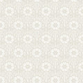 Nyponros Grey and White Nordic Folk Wallpaper by Boråstapeter