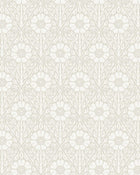 5815 Nyponros Grey and White Wallpaper by Boråstapeter