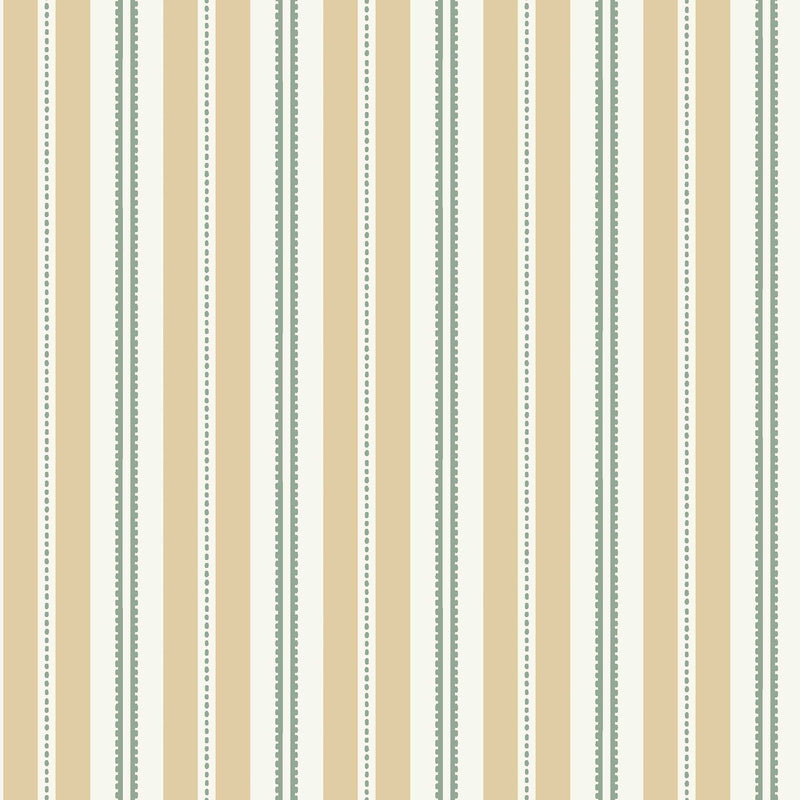 5816 Hedda Yellow and Green Wallpaper by Boråstapeter