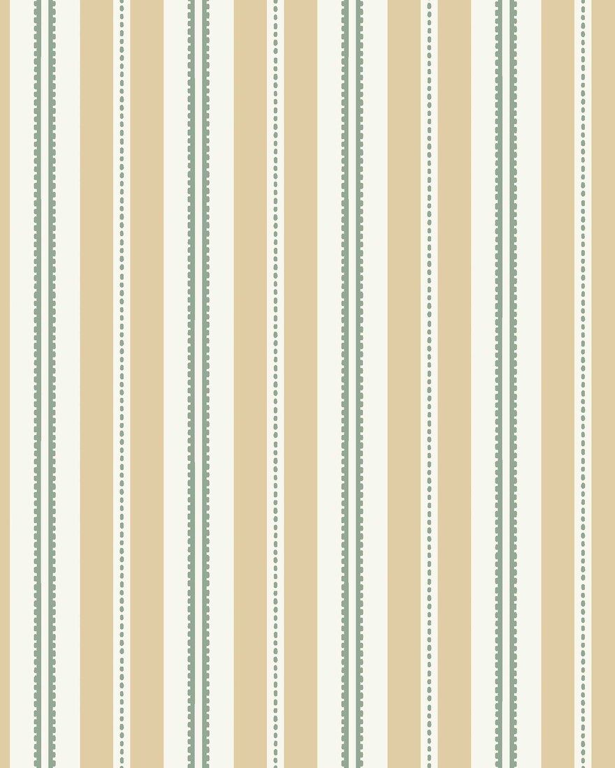 5816 Hedda Yellow and Green Wallpaper by Boråstapeter
