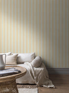 5816 Hedda Yellow and Green Wallpaper by Boråstapeter