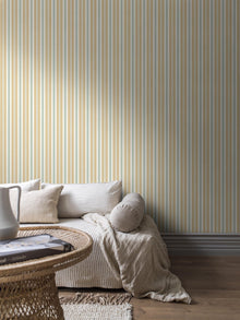 5816 Hedda Yellow and Green Wallpaper by Boråstapeter