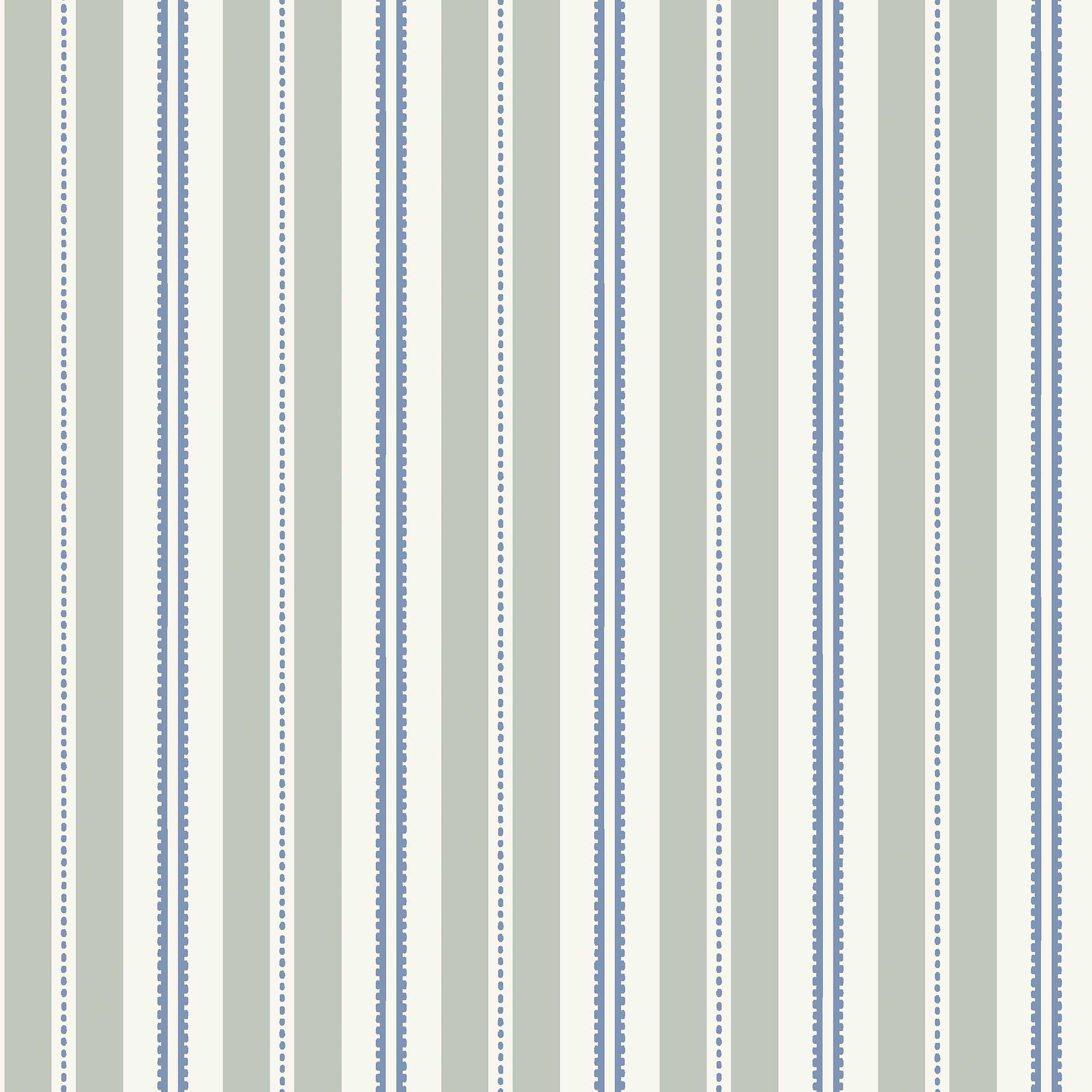 5817 Hedda Green and Blue Wallpaper by Boråstapeter