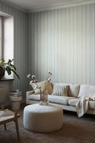 5817 Hedda Green and Blue Wallpaper by Boråstapeter