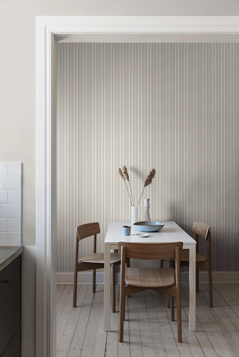 5818 Hedda Grey and Brown Wallpaper by Boråstapeter