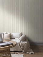 5818 Hedda Grey and Brown Wallpaper by Boråstapeter