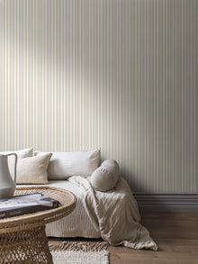 5818 Hedda Grey and Brown Wallpaper by Boråstapeter