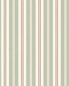 5819 Hedda Green and Red Wallpaper by Boråstapeter