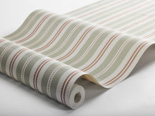 5819 Hedda Green and Red Wallpaper by Boråstapeter