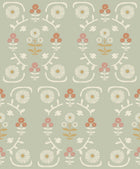 5820 Isolde Green and Multi Wallpaper by Boråstapeter