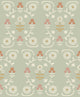 Isolde Green and Multi Nordic Folk Wallpaper by Boråstapeter