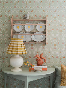 5820 Isolde Green and Multi Wallpaper by Boråstapeter