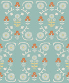 5821 Isolde Blue and Multi Wallpaper by Boråstapeter