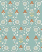 5821 Isolde Blue and Multi Wallpaper by Boråstapeter