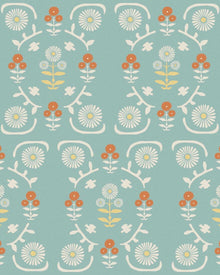 5821 Isolde Blue and Multi Wallpaper by Boråstapeter