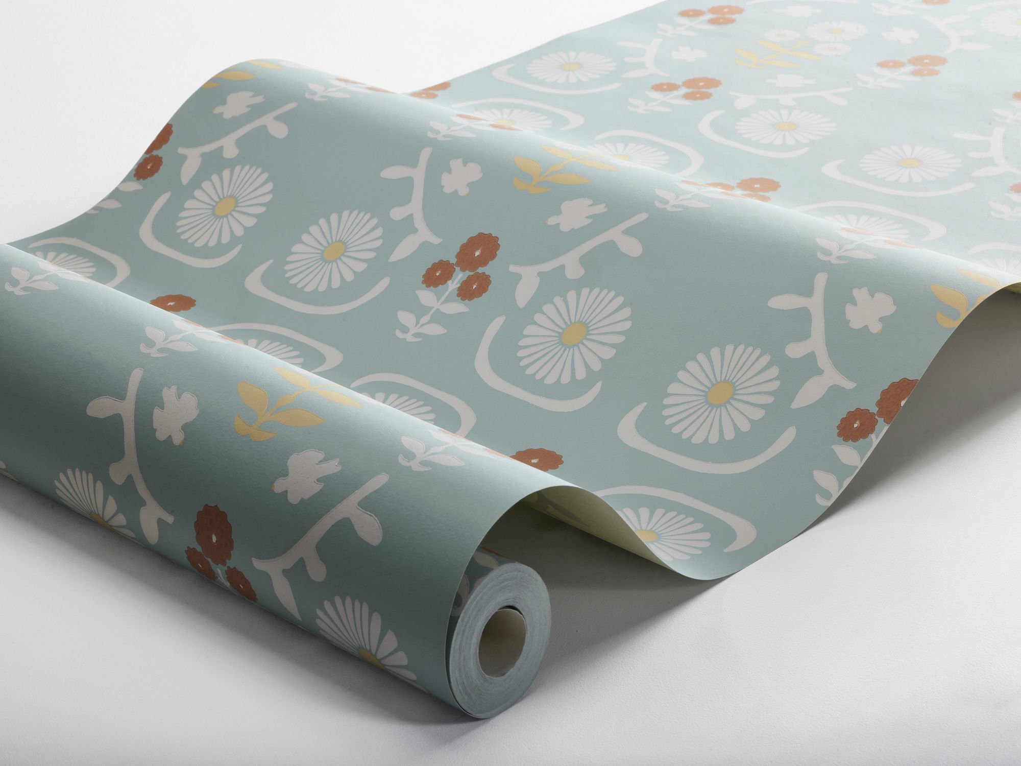 5821 Isolde Blue and Multi Wallpaper by Boråstapeter