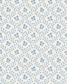 5822 Idun Blue and White Wallpaper by Boråstapeter