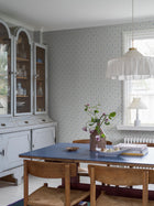 5822 Idun Blue and White Wallpaper by Boråstapeter