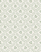 5823 Idun Green and White Wallpaper by Boråstapeter
