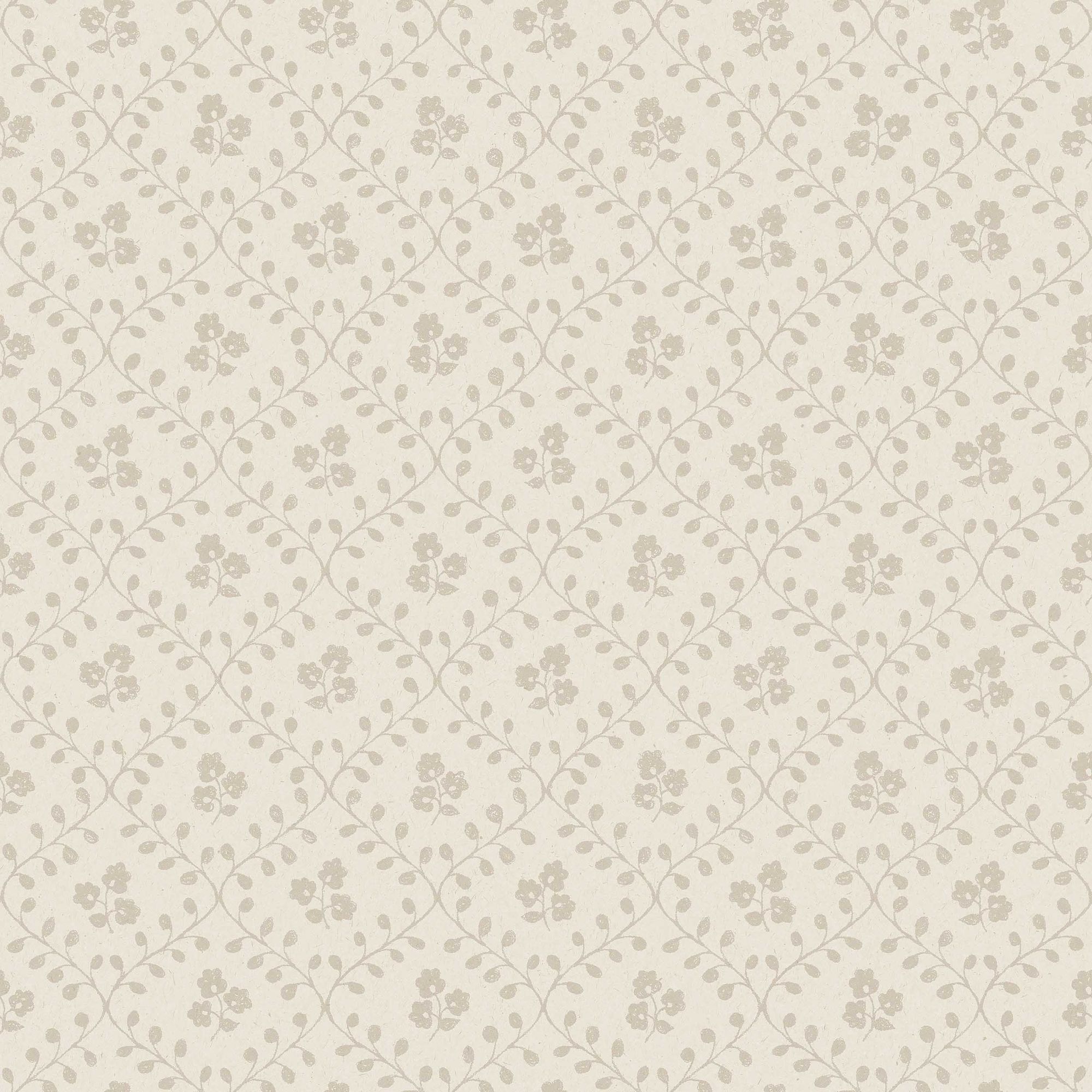 5824 Idun Beige and Brown Wallpaper by Boråstapeter