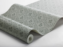 5825 Idun Green and Grey Wallpaper by Boråstapeter