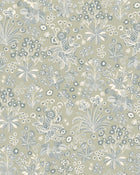 5826 Tuva Green and Multi Wallpaper by Boråstapeter