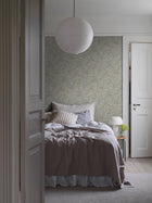 5826 Tuva Green and Multi Wallpaper by Boråstapeter