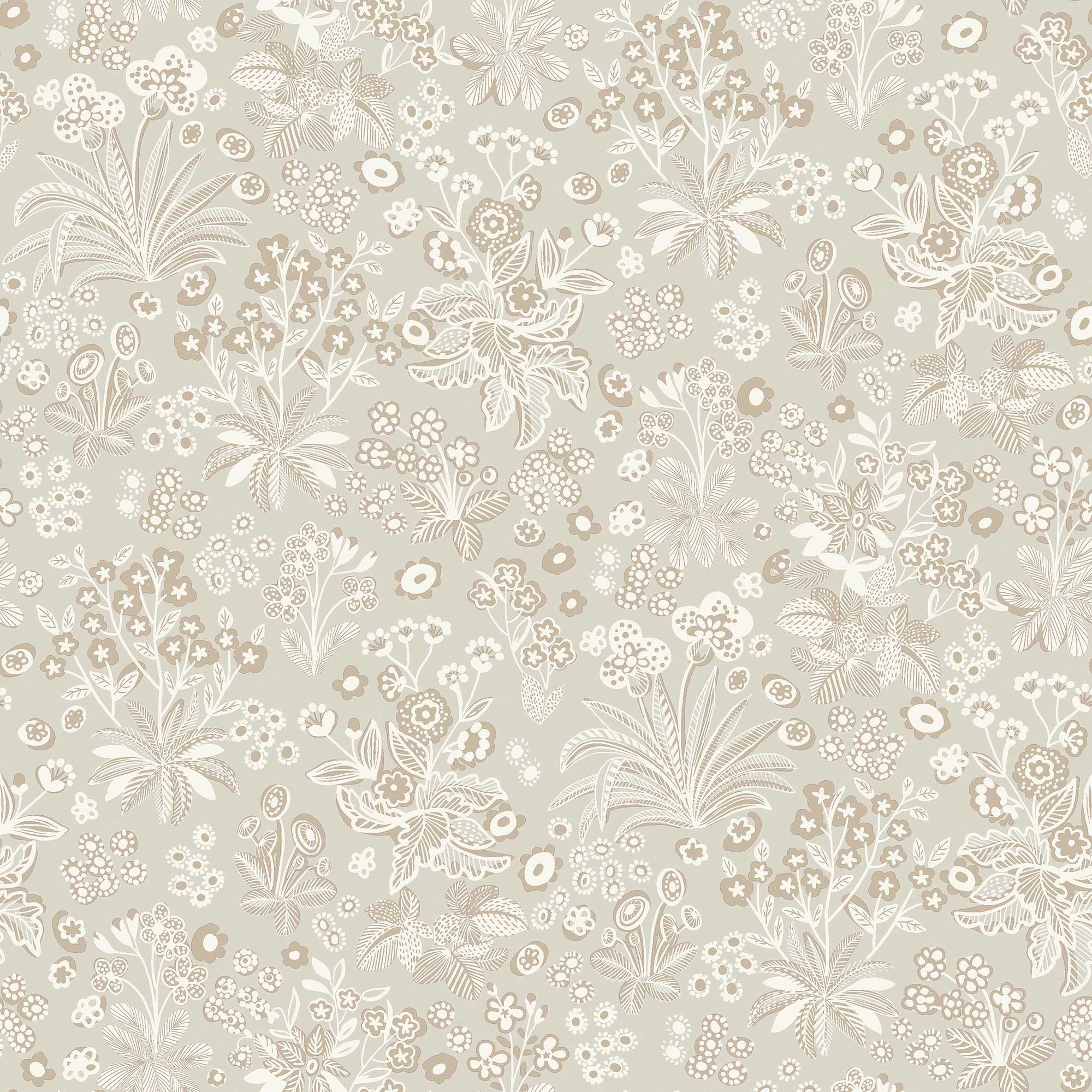 5827 Tuva Beige and Brown Wallpaper by Boråstapeter