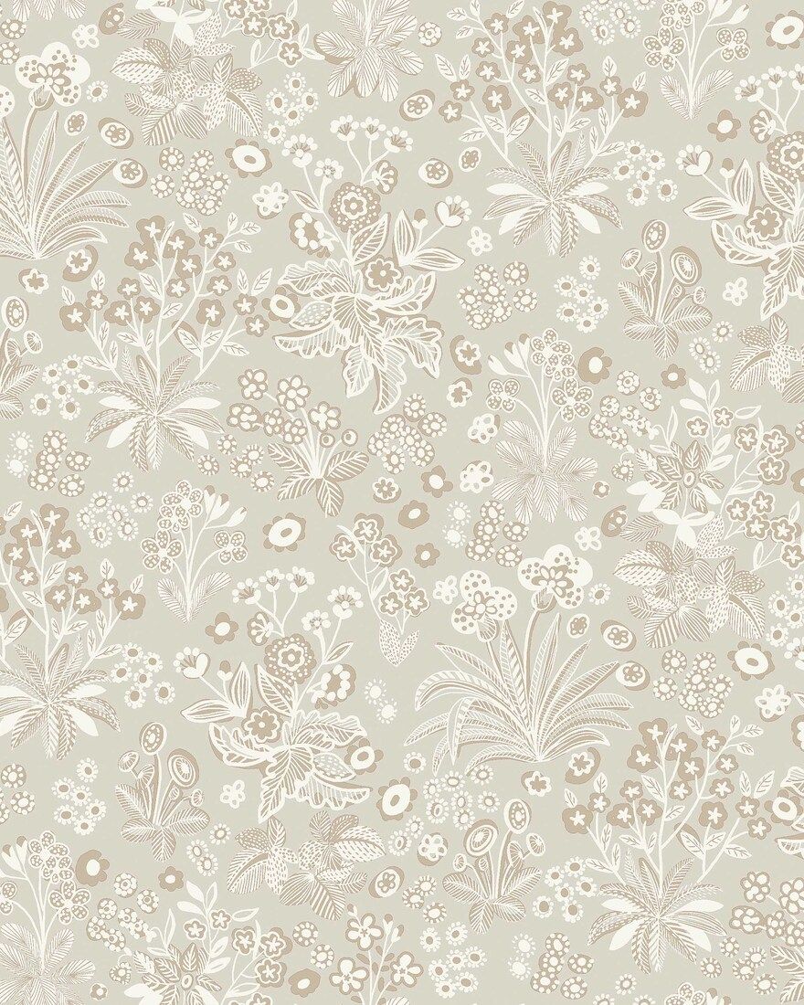5827 Tuva Beige and Brown Wallpaper by Boråstapeter