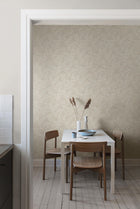 5827 Tuva Beige and Brown Wallpaper by Boråstapeter