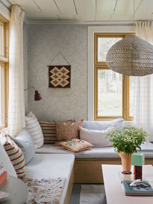 5827 Tuva Beige and Brown Wallpaper by Boråstapeter