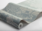 5828 Solängen Blue and Beige Wallpaper by Boråstapeter