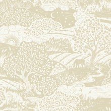 5829 Solängen Yellow and White Wallpaper by Boråstapeter