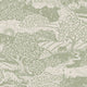 Solängen Green and Beige Nordic Folk Wallpaper by Boråstapeter