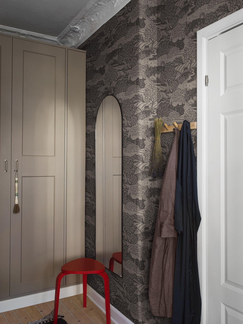 5831 Solängen Grey and Beige Wallpaper by Boråstapeter