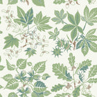 5832 Arboretum Green and White Wallpaper by Boråstapeter