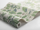 5832 Arboretum Green and White Wallpaper by Boråstapeter