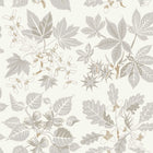 5833 Arboretum Grey and Beige Wallpaper by Boråstapeter