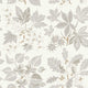 Arboretum Grey and Beige Nordic Folk Wallpaper by Boråstapeter